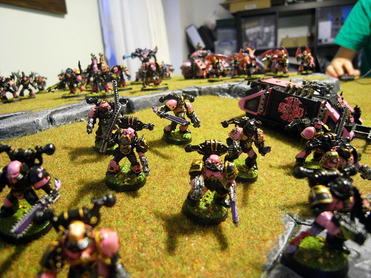 Astartes, Chaos, Children, Classic, Conversion, Emperors, Noise, Out Of Production, Pink, Slaanesh, Space, Space Marines, Warhammer 40,000