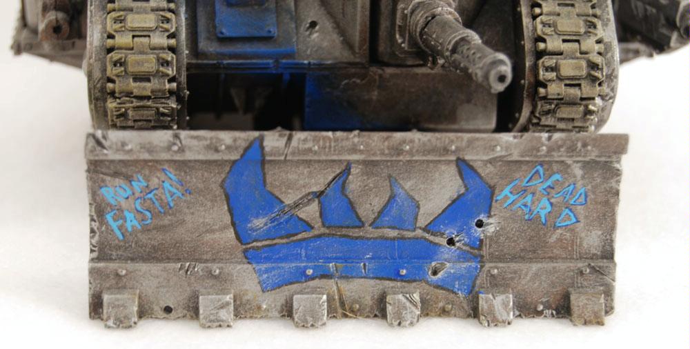 Conversion, Deathskulls, Leman Russ, Looted, Orks, Plasticard, Tank, Waaagh, Warhammer 40,000