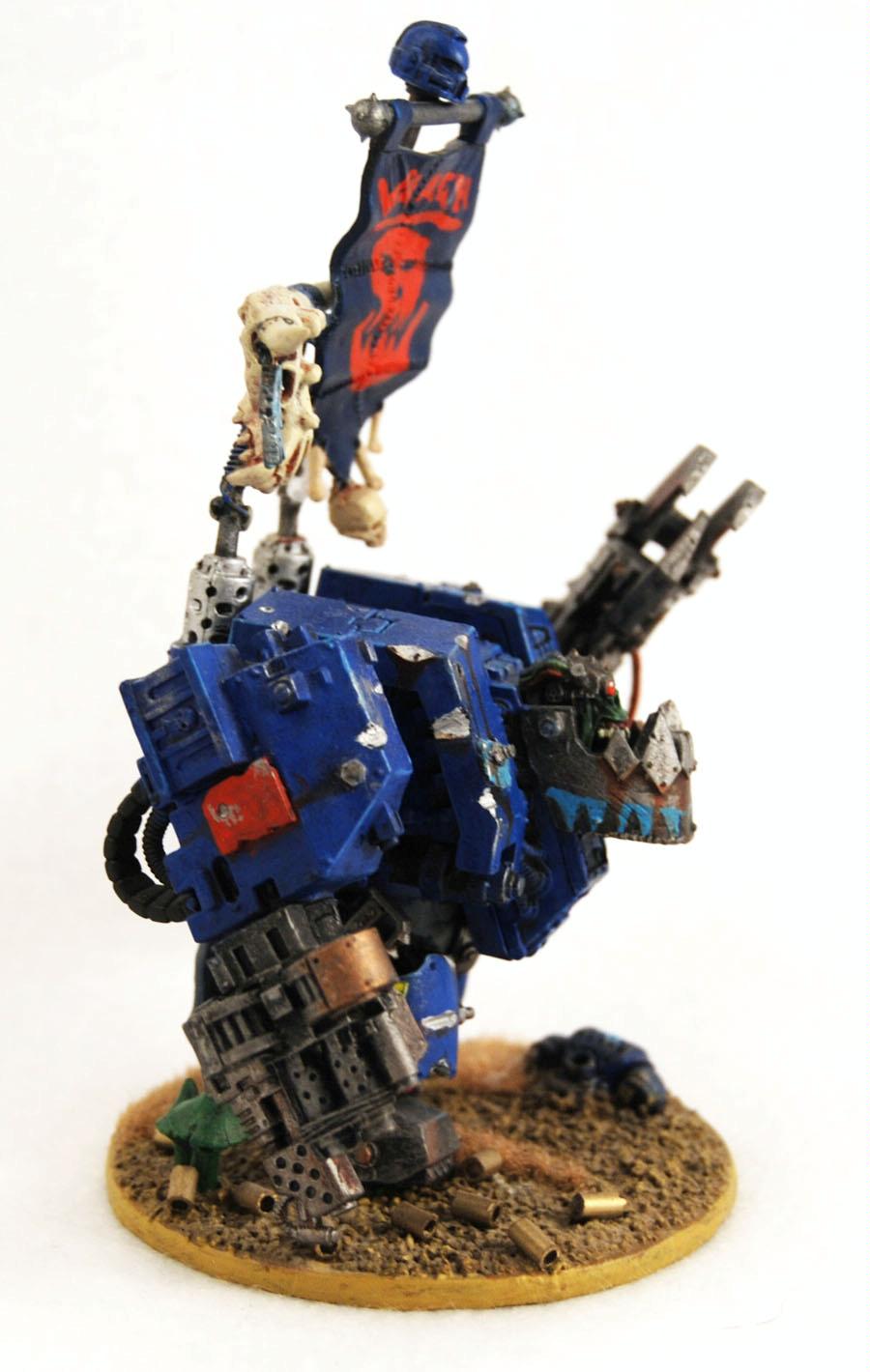 Boss, Deathskulls, Dreadnought, Ghazghkull Thraka, Mega Armor, Orks, Waaagh, Warboss, Warhammer 40,000