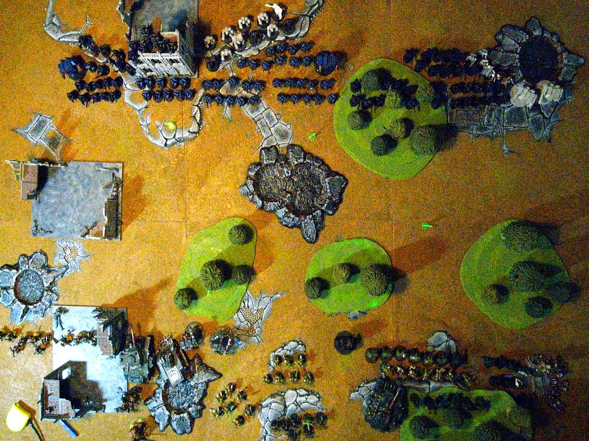 Battle Report, Chaos Space Marines, Crimson Fists, Plague Marines, Space Marines, Warhammer 40,000