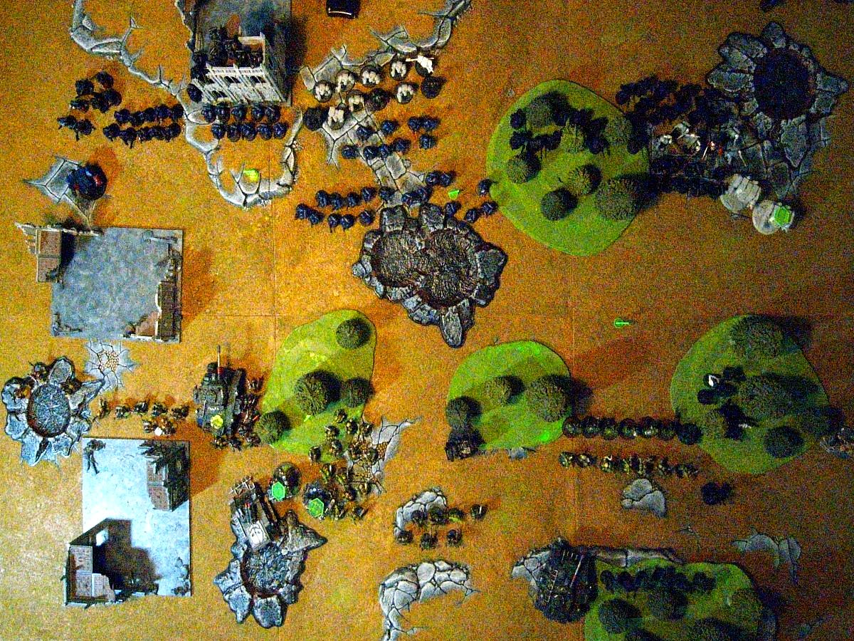 Battle Report, Chaos Space Marines, Crimson Fists, Plague Marines, Space Marines, Warhammer 40,000