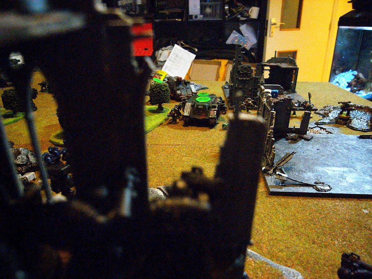 Battle Report, Chaos Space Marines, Crimson Fists, Plague Marines, Space Marines, Warhammer 40,000