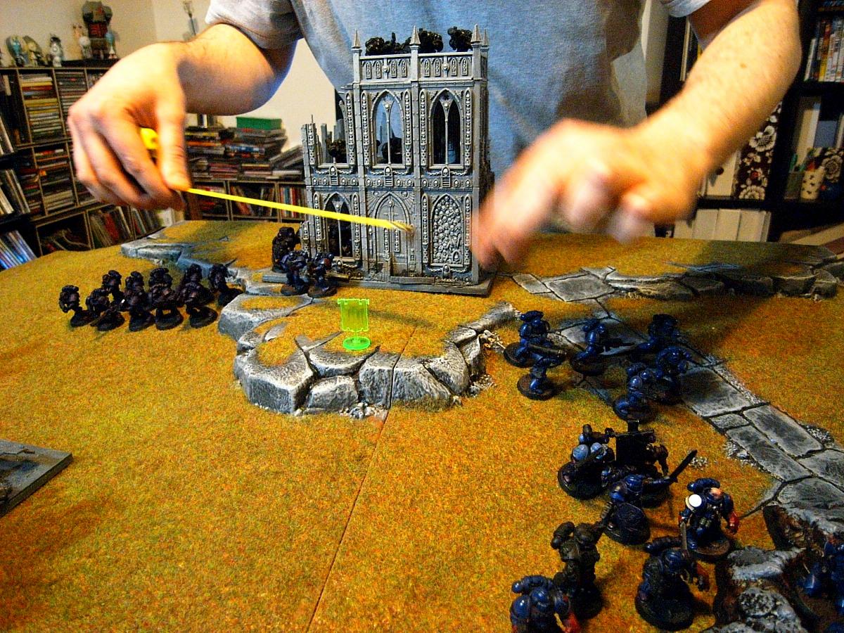 Battle Report, Chaos Space Marines, Crimson Fists, Plague Marines, Space Marines, Warhammer 40,000
