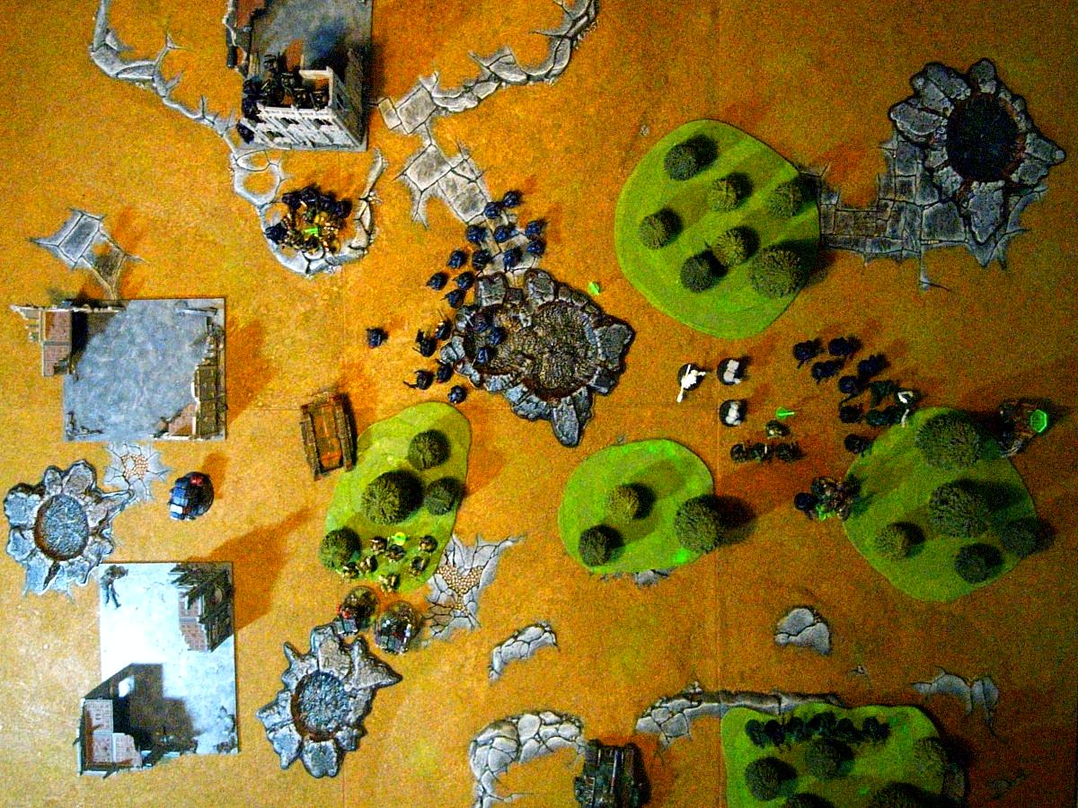 Battle Report, Chaos Space Marines, Crimson Fists, Plague Marines, Space Marines, Warhammer 40,000