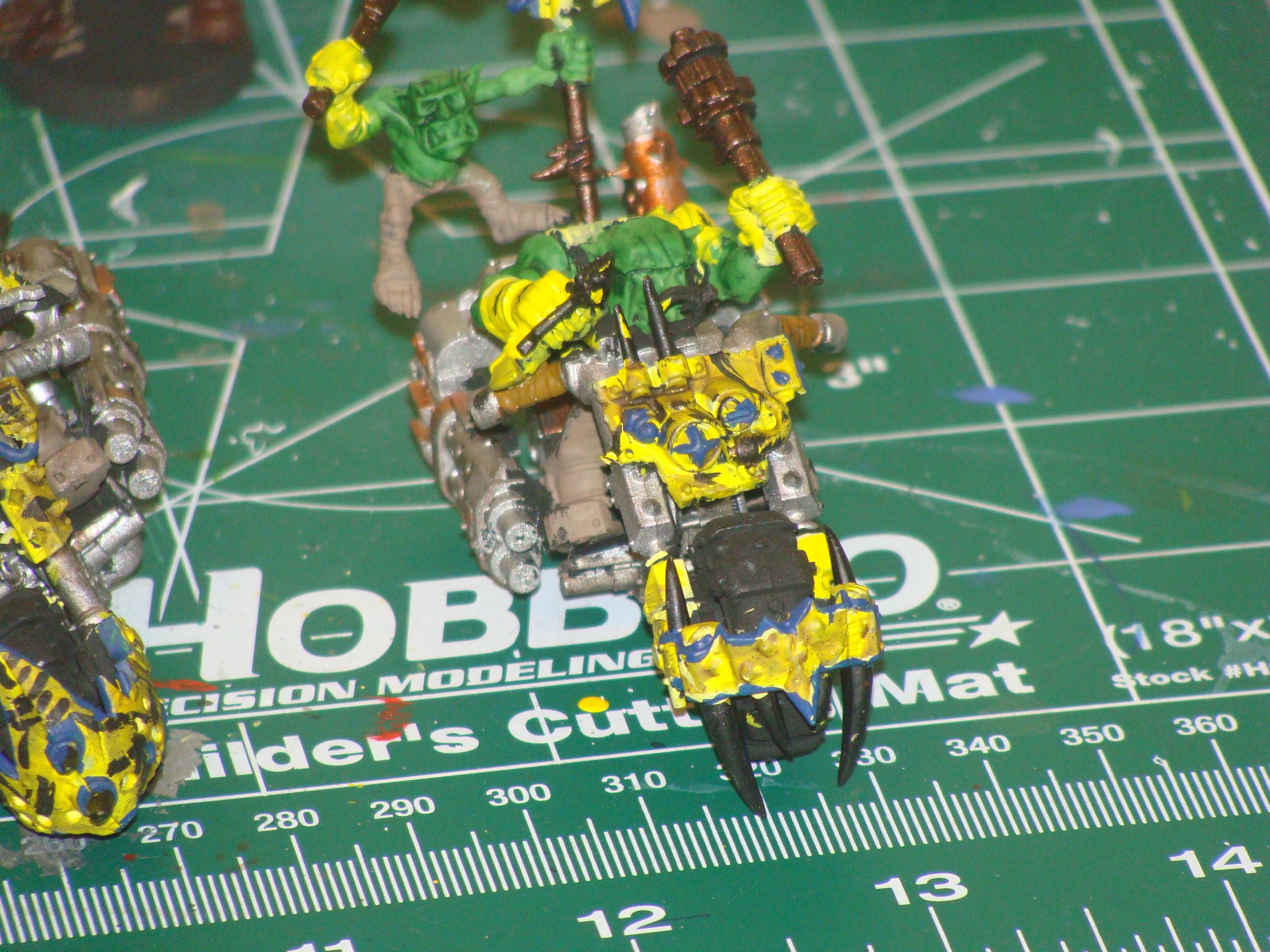 Bike, Orks, Warhammer 40,000, Work In Progress