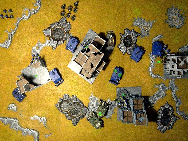 Battle Report, Chaos Space Marines, Games Workshop, Space Marines, Warhammer 40,000