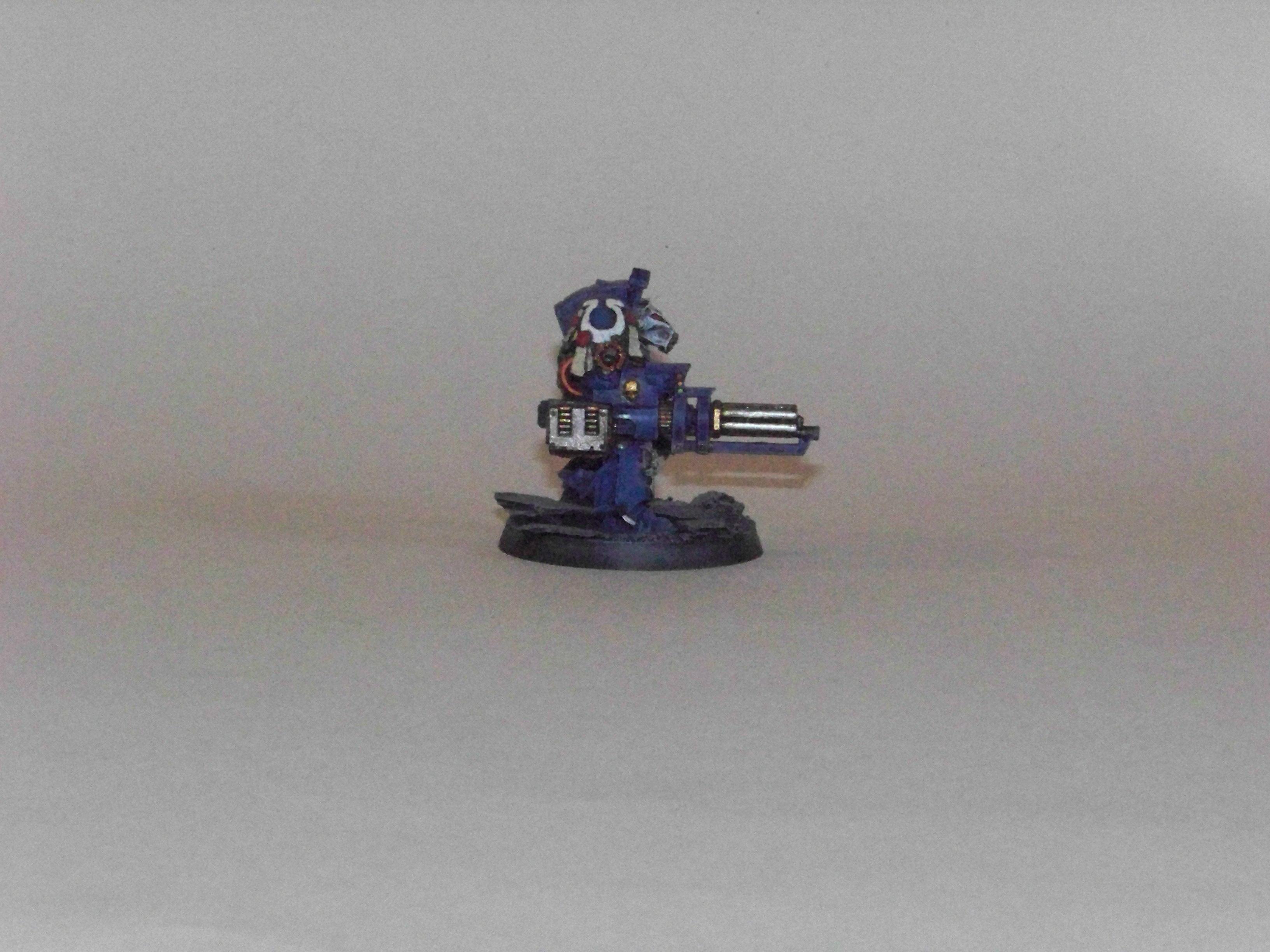 Assault Cannon, Space Marines, Terminator Armor, Ultramarines, Warhammer 40,000