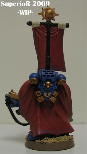 Captain, Smurf, Space Marines, Superior, Ultramarines, Work In Progress