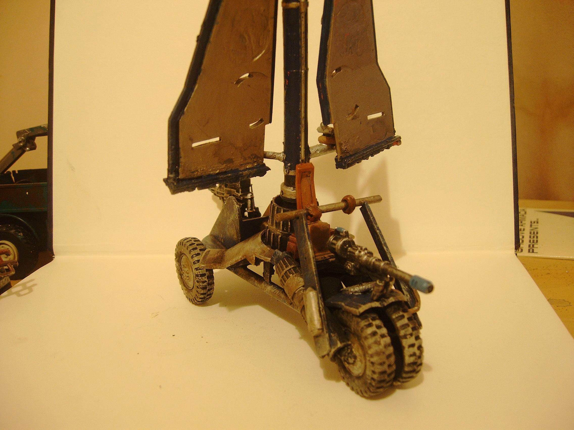 Attack Bike, Orks, Scratch Build, Space Marines, Vehicle