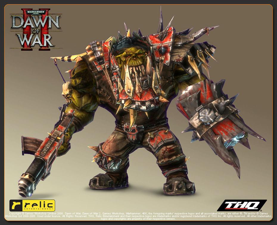 Copyright Thq, Dawn Of War, Orks, Warhammer 40,000