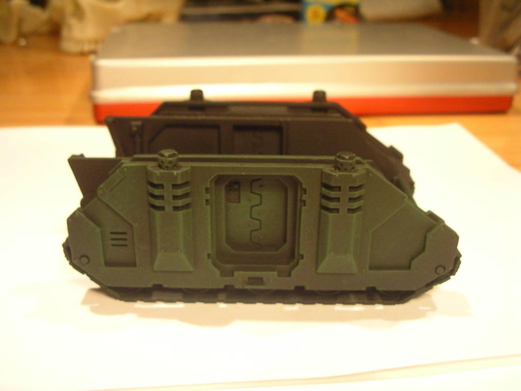 Dark Angels, Predator, Space Marines, Warhammer 40,000, Work In Progress