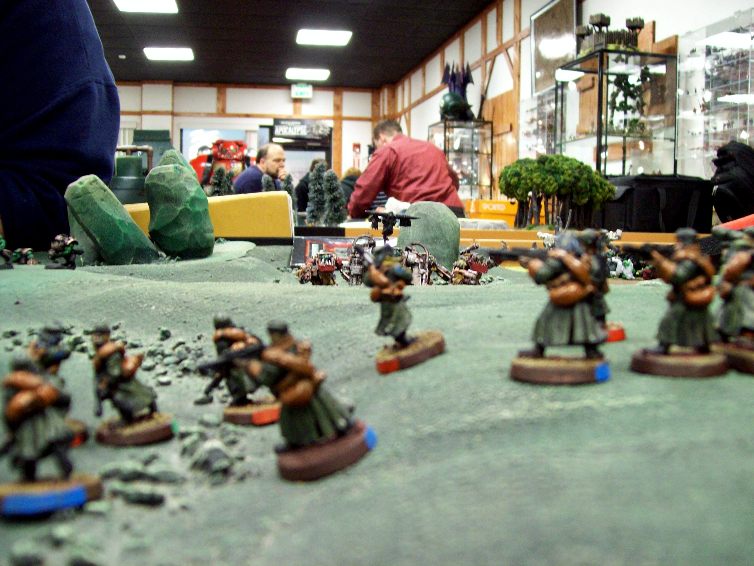 Battle Report, Imperial Guard, Orks, Valhallans