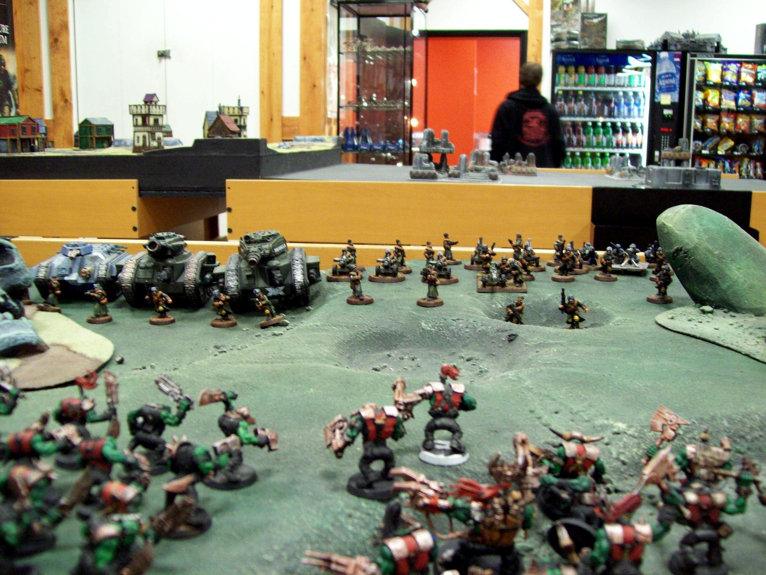 Battle Report, Imperial Guard, Orks, Valhallans
