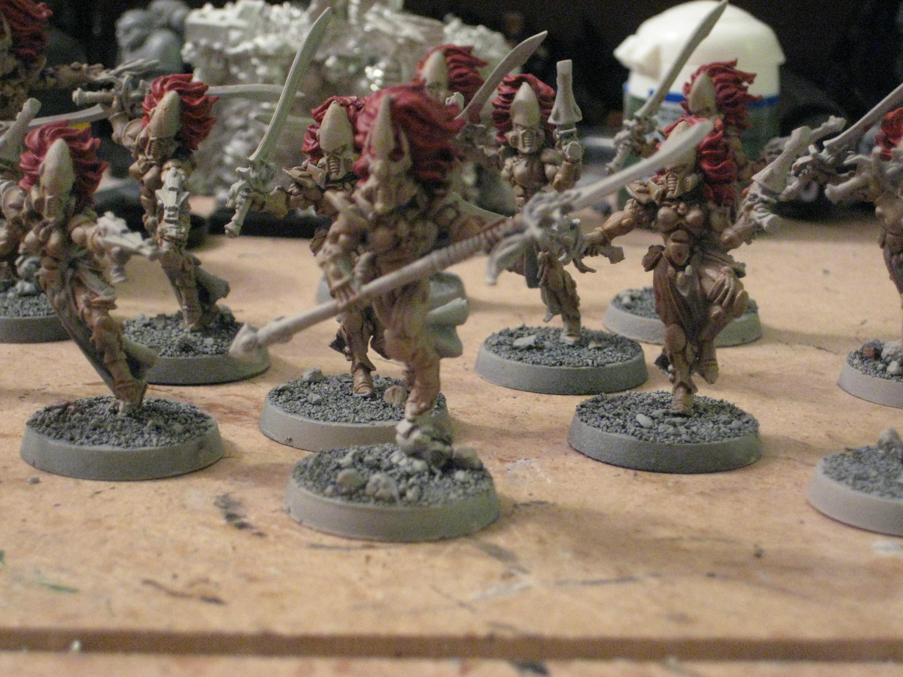 Banshees, Eldar, Warhammer 40,000, Work In Progress