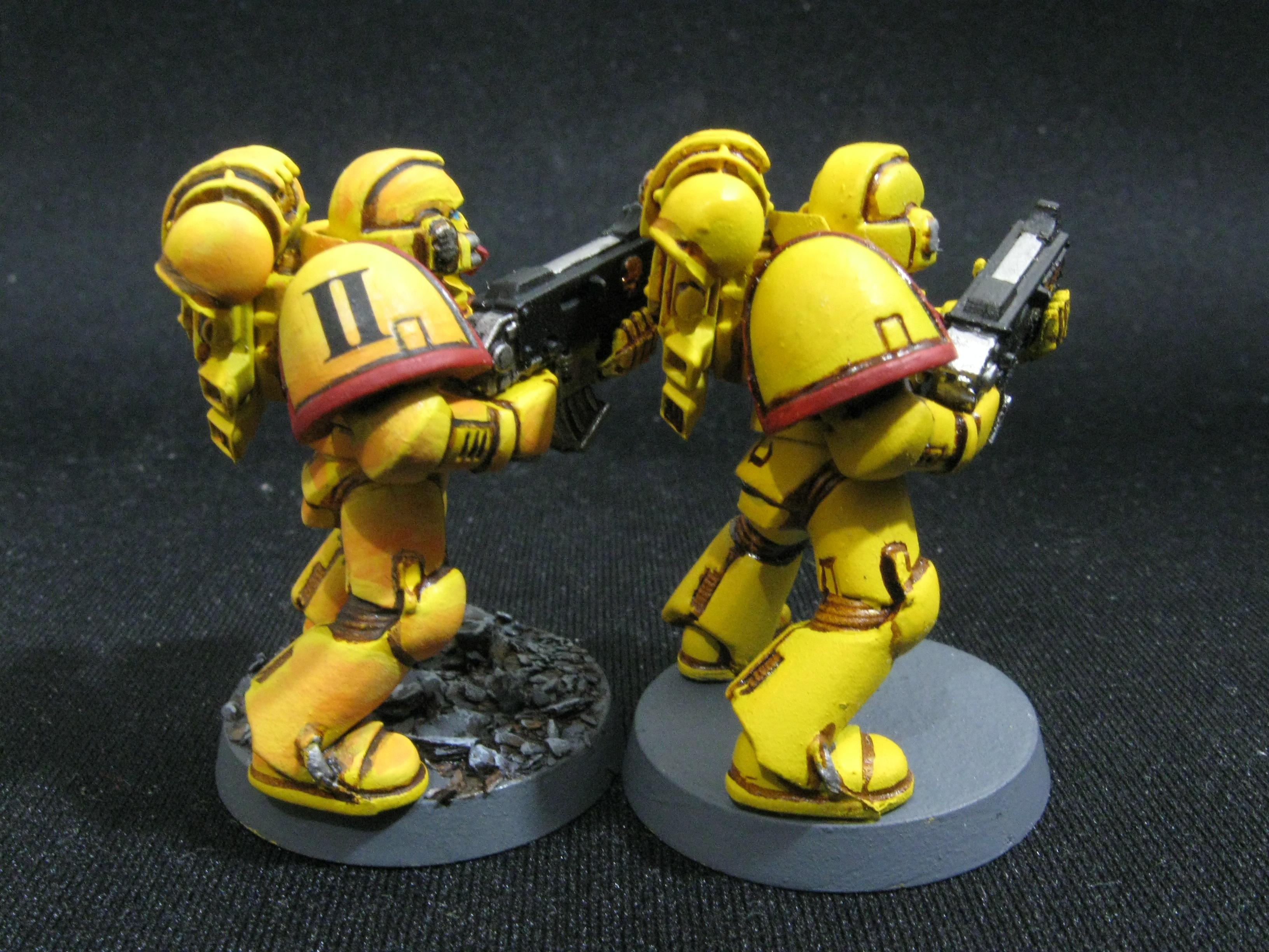 Imperial Fists, Space Marines, Warhammer 40,000, Yellow