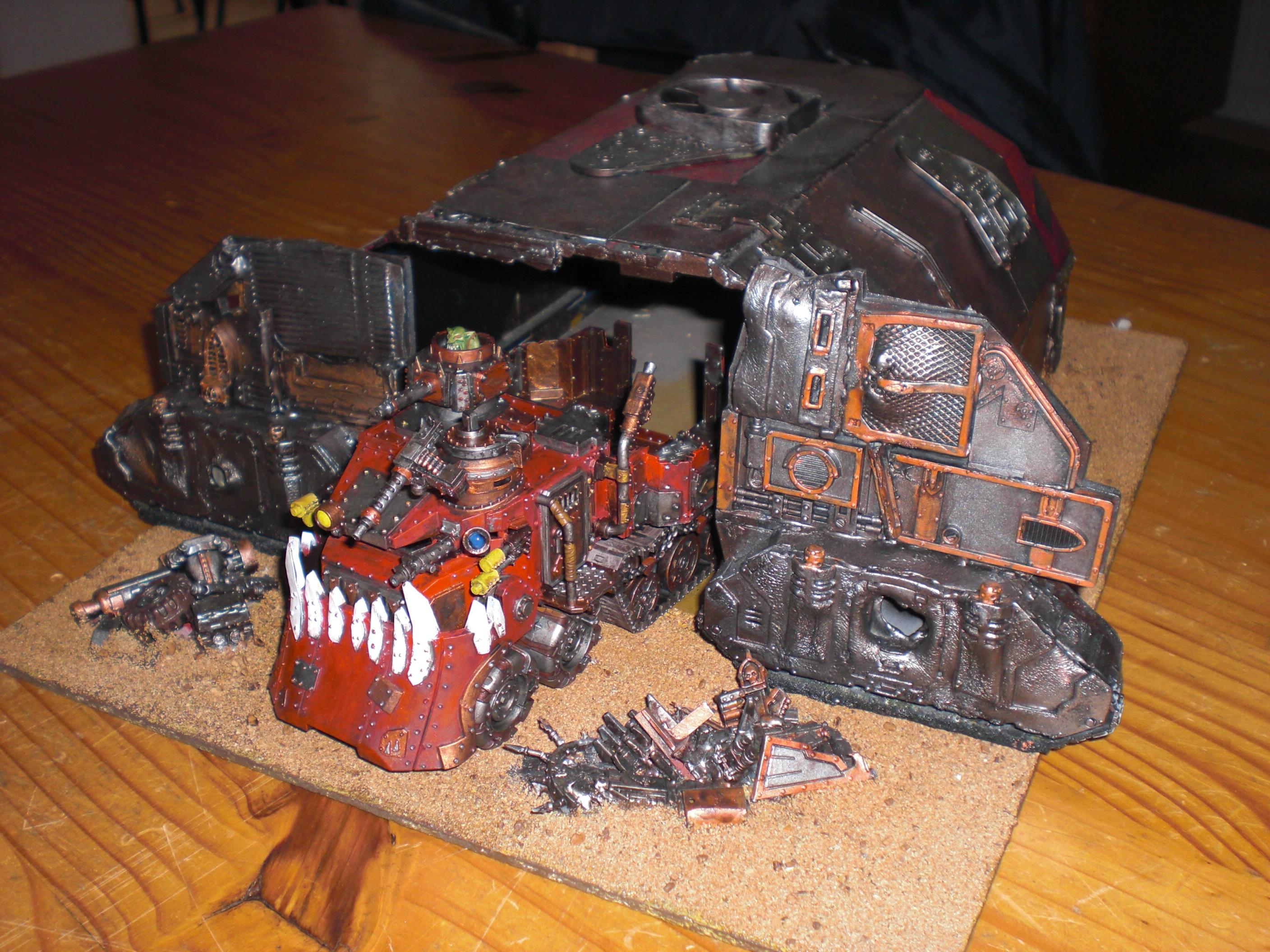 Battlewagon, Hangar, Orks, Speed Freaks, Warhammer 40,000
