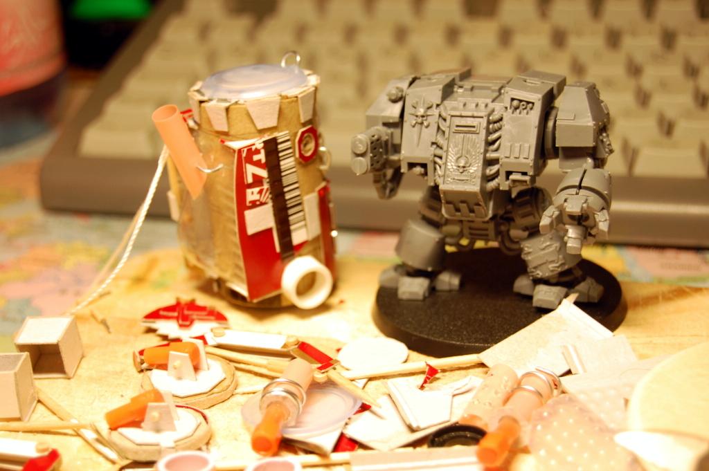 Dreadnought, Orks, Back view