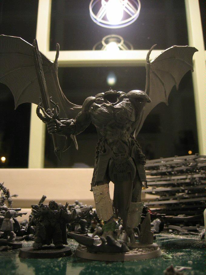 Angron, Chaos Space Marines, Conversion, Daemon Prince, Horus Heresy, Khorne, Primarch, Soul Grinder, Walker