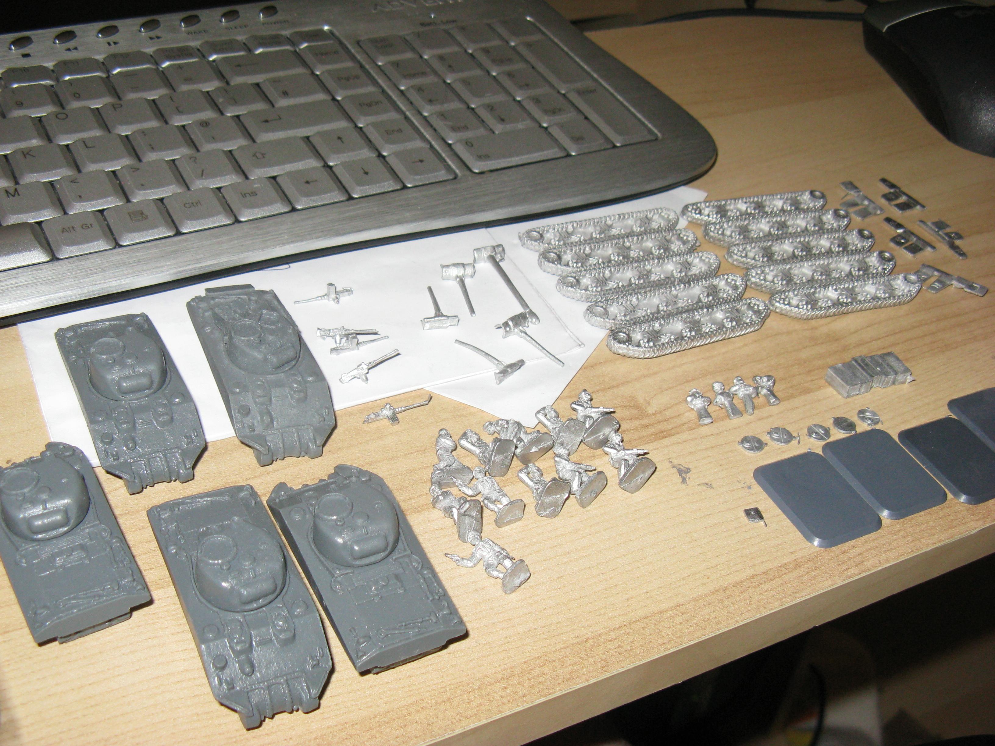 15mm, British, Flames Of War, Late War, Sherman Platoon, Tank, Work In Progress
