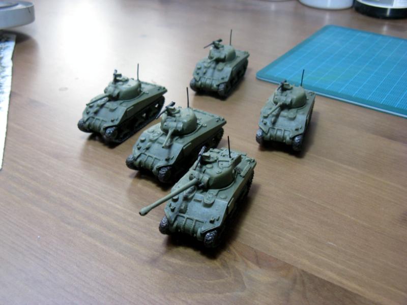 15mm, British, Flames Of War, Late War, Sherman Platoon, Tank - Factory ...