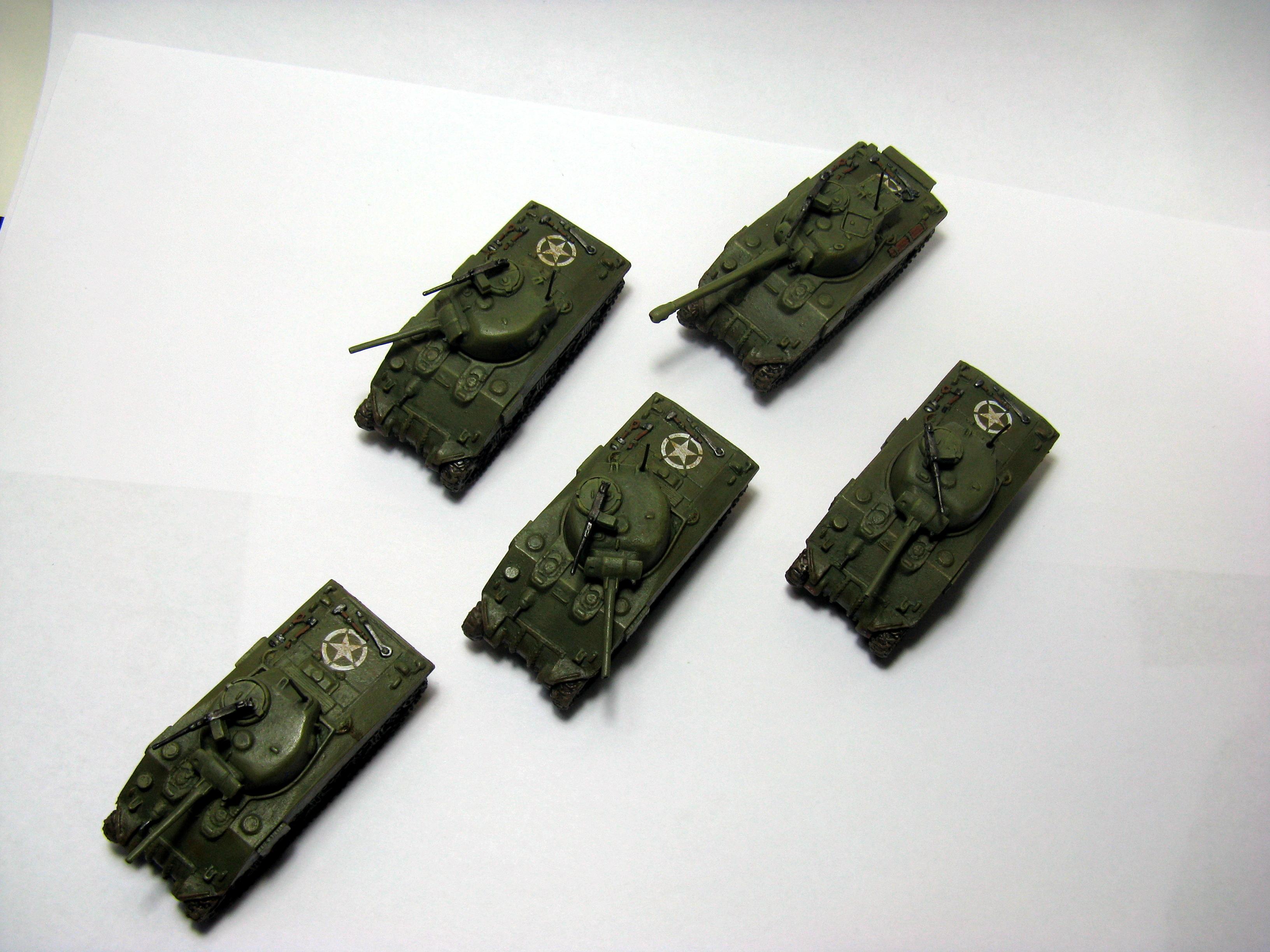 15mm, British, Flames Of War, Late War, Sherman Platoon, Tank