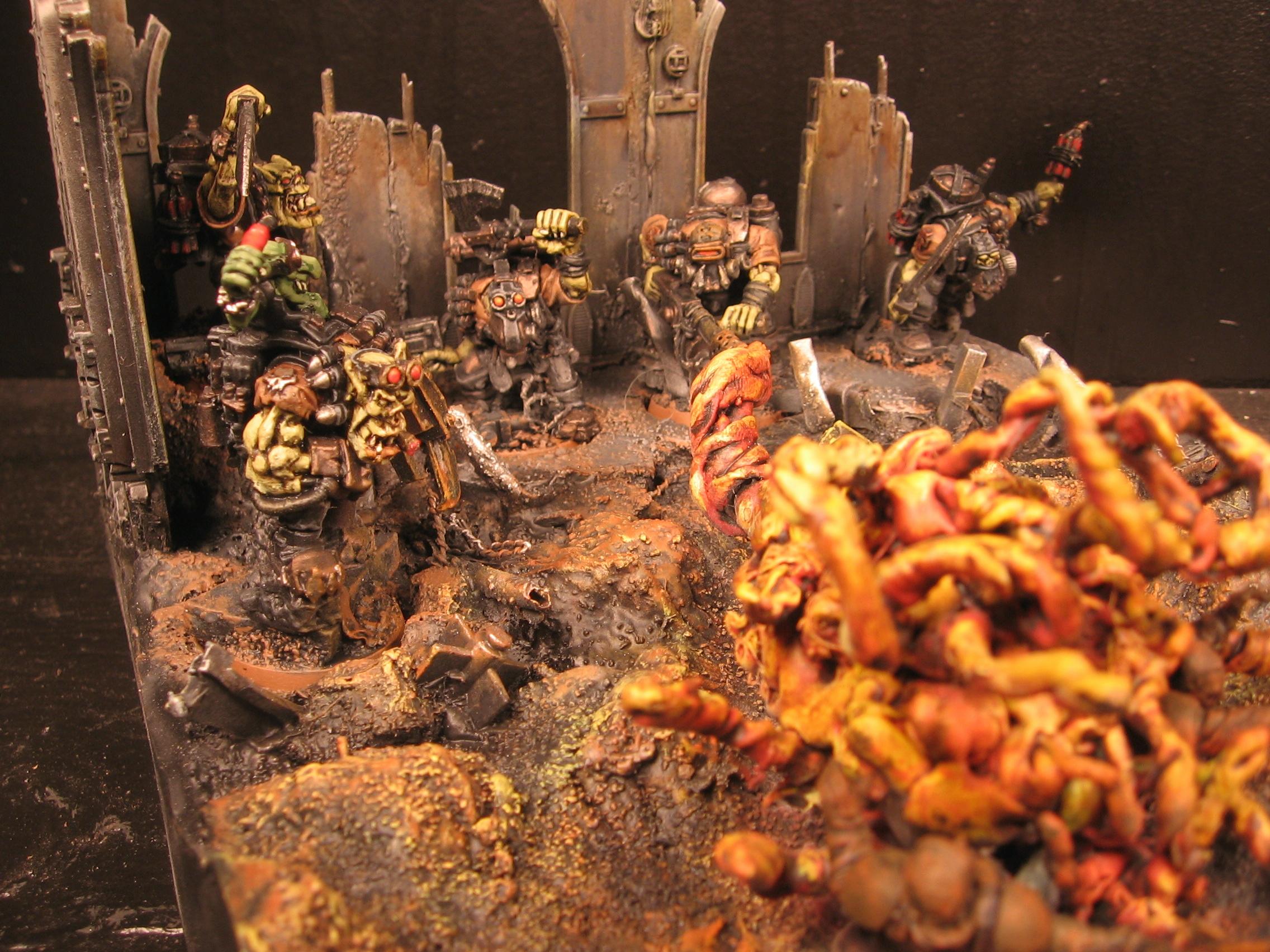 Awesome, Conversion, Diorama, Object Source Lighting, Orks, Warhammer 40,000