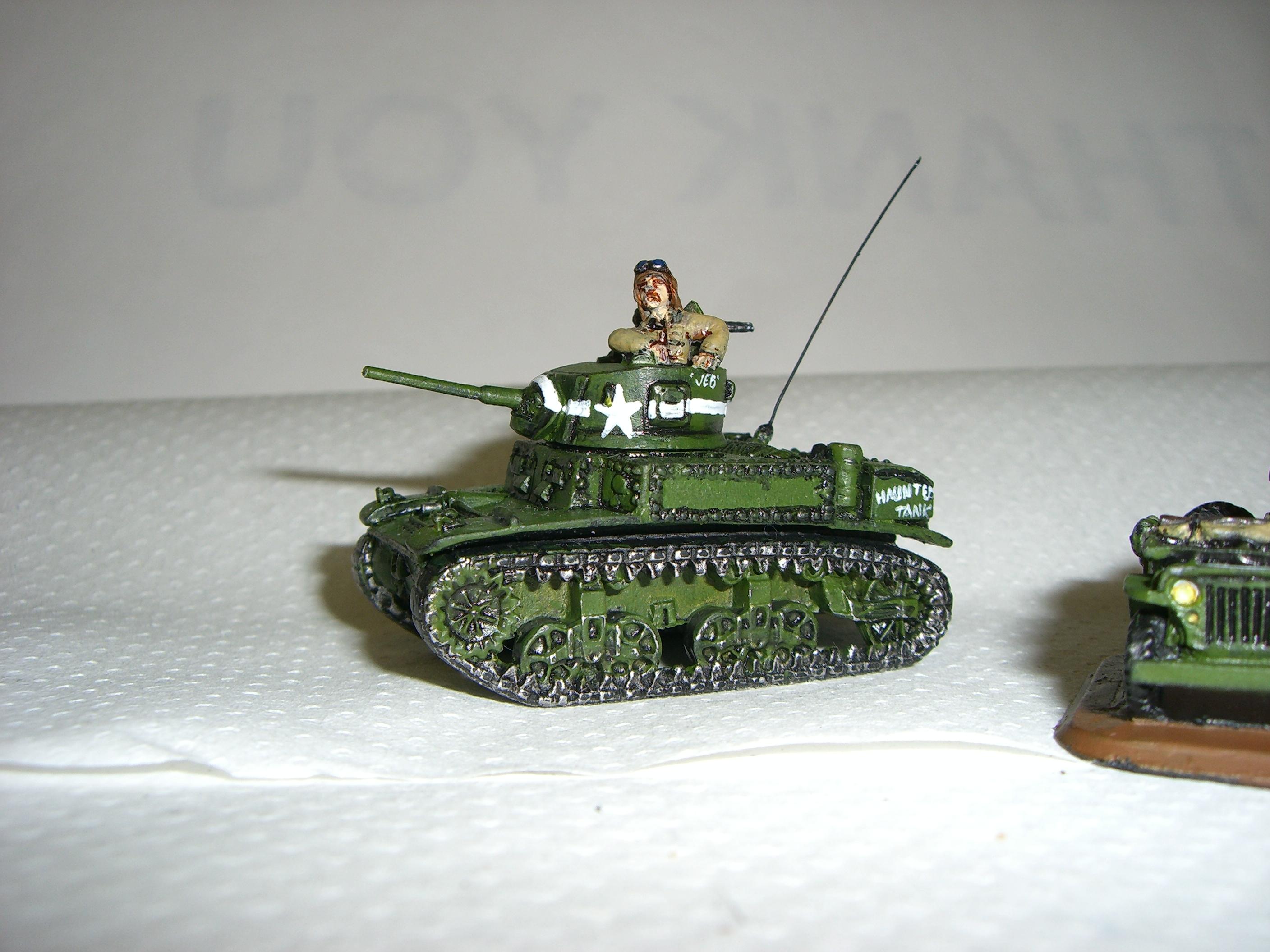 15mm, America, Flames Of War, M3 Stuart, World War 2