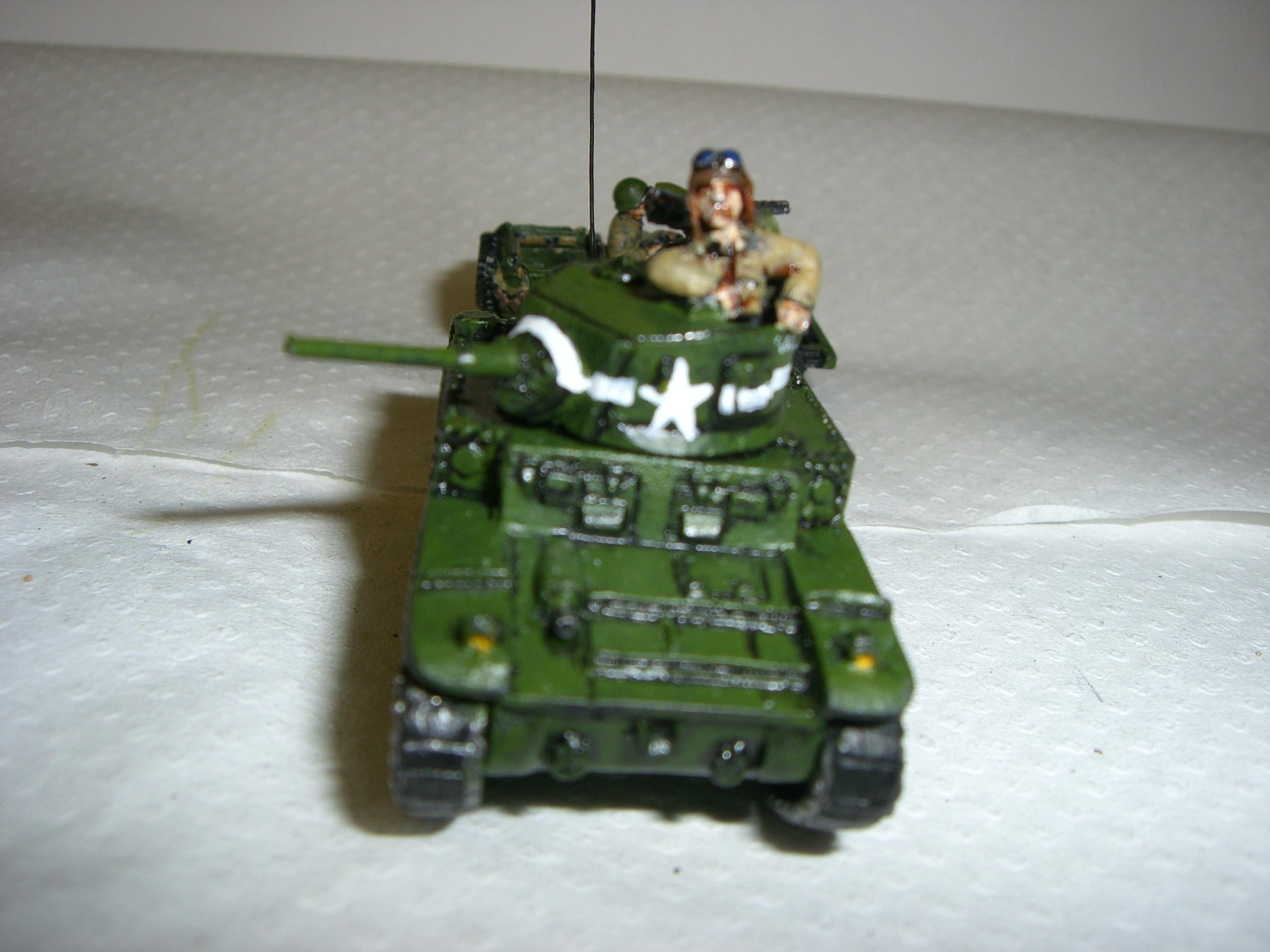 15mm, America, Flames Of War, M3 Stuart, World War 2