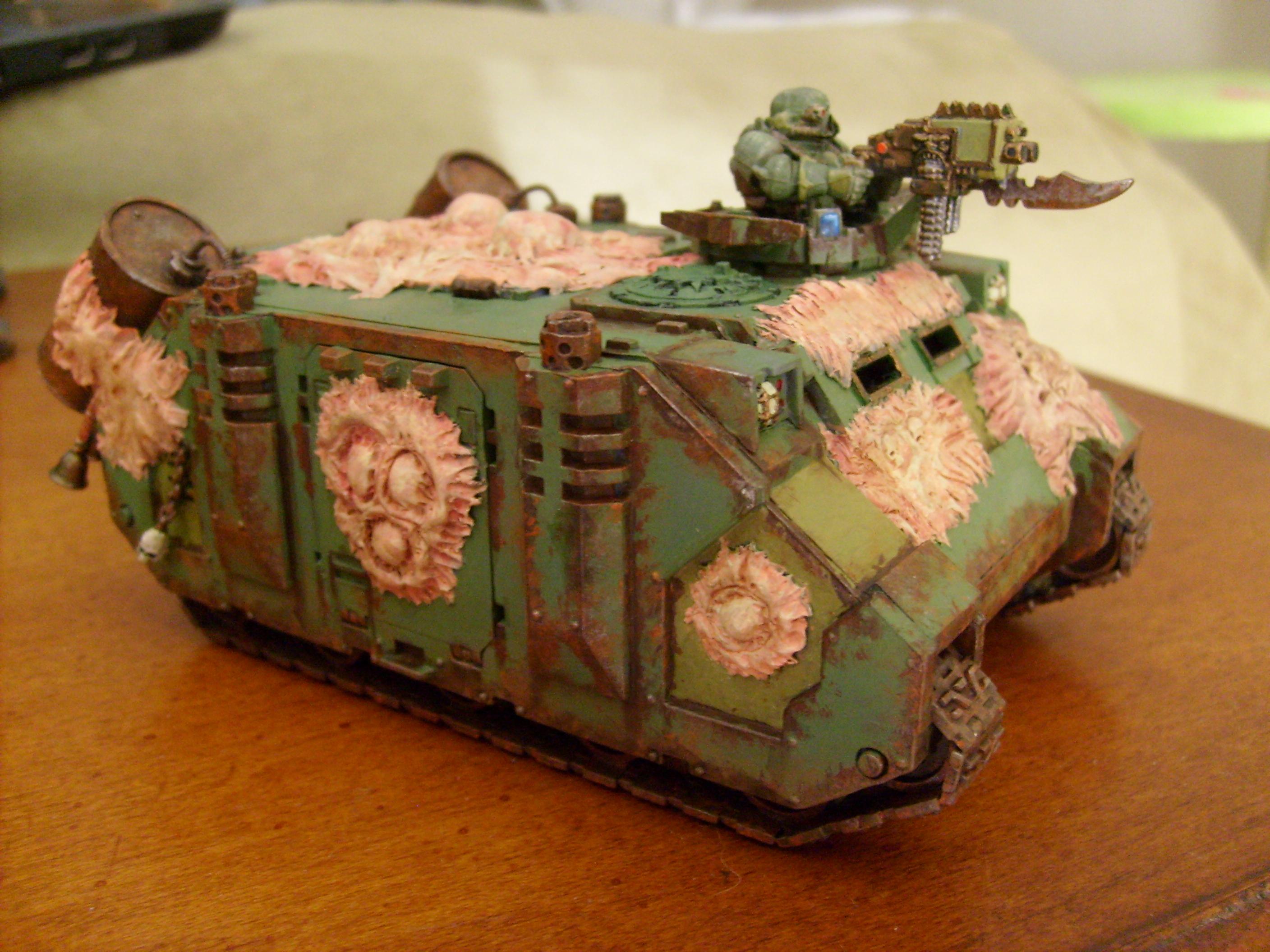 Chaos Space Marines, Green Suff, Nurgle Rhino