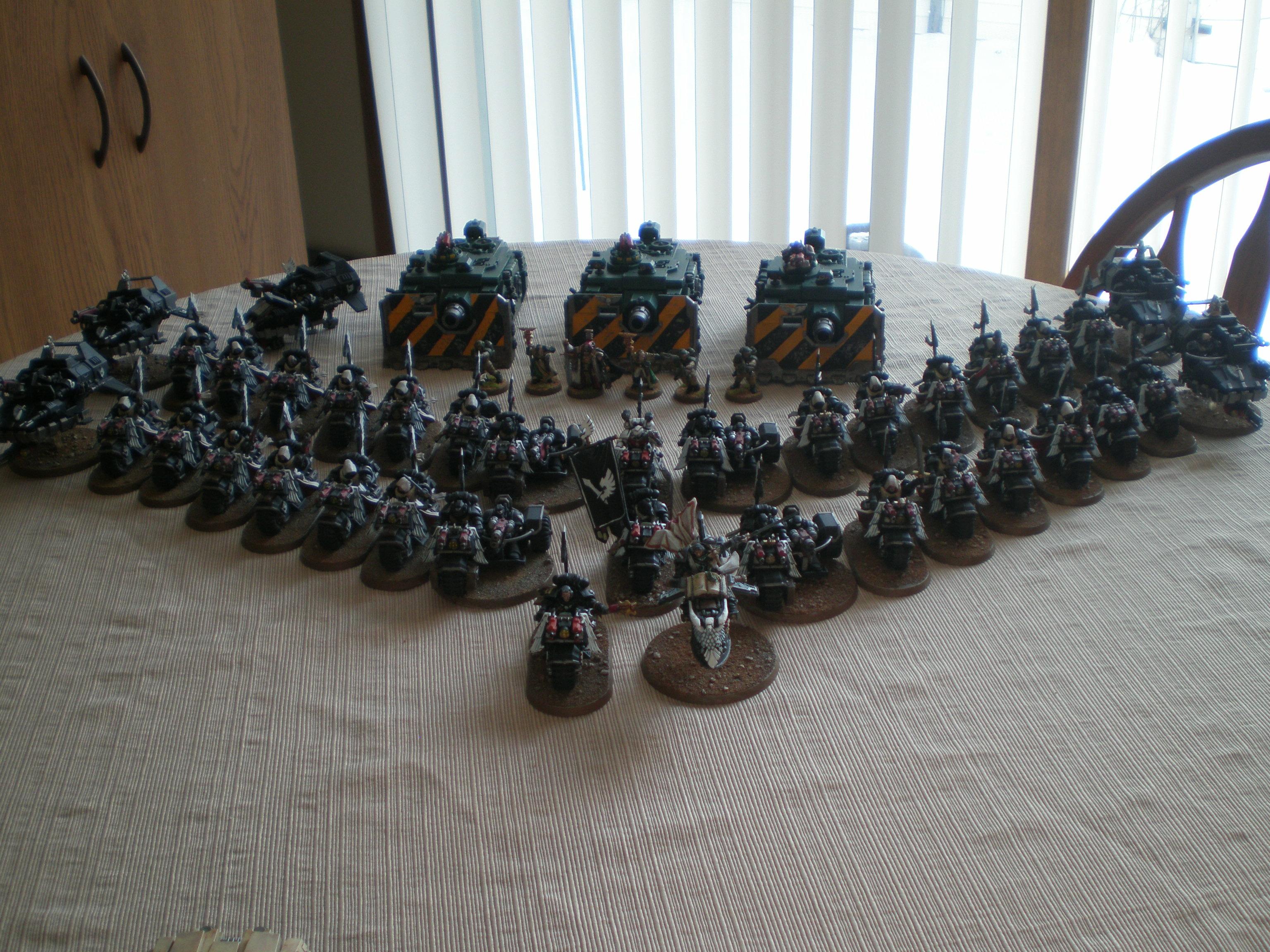 Combat Bike, Dark Angels, Land Speeder, Ravenwing, Sammael, Space Marines, Vindicator
