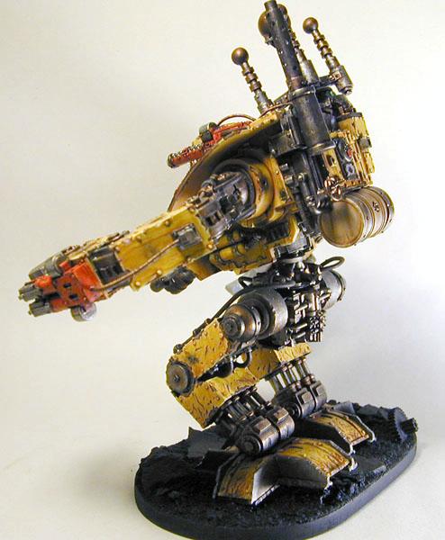 Conversion, Gorkzilla, Orks, Robot, Stompa, Tinboy, Warhammer 40,000, Yellow