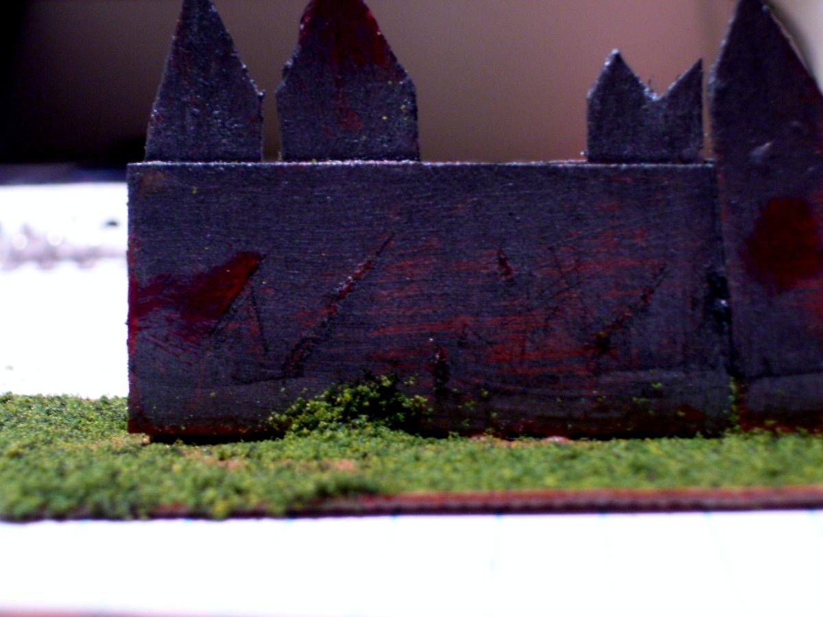 Metal, Spiked Wall, Terrain, Wall
