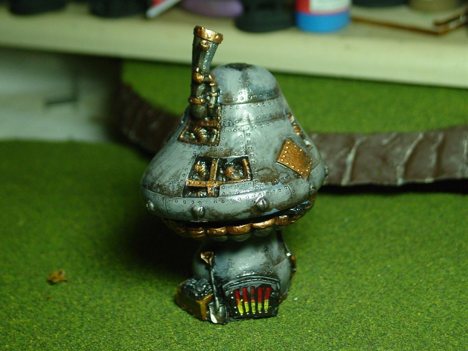 Mushroom House, Smurfpunk, Steampunk, Terrain