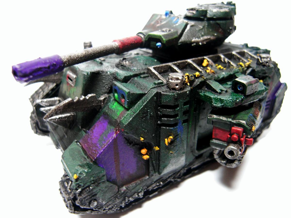 Autocannon, Chaos Space Marines, Heavy Bolter, Nurgle, Predator, Rough Coat, Warhammer 40,000