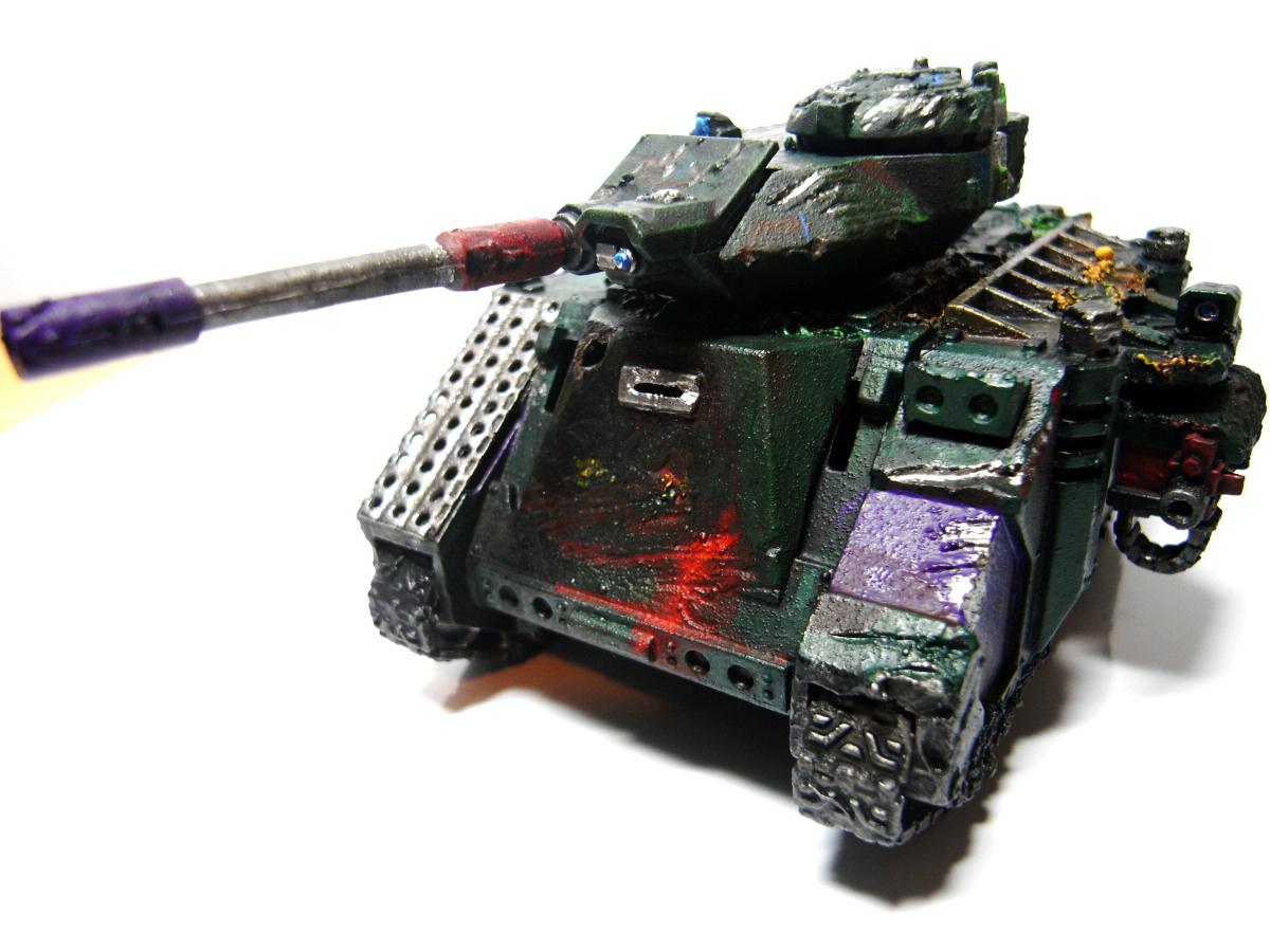 Autocannon, Chaos Space Marines, Heavy Bolter, Nurgle, Predator, Rough Coat, Warhammer 40,000