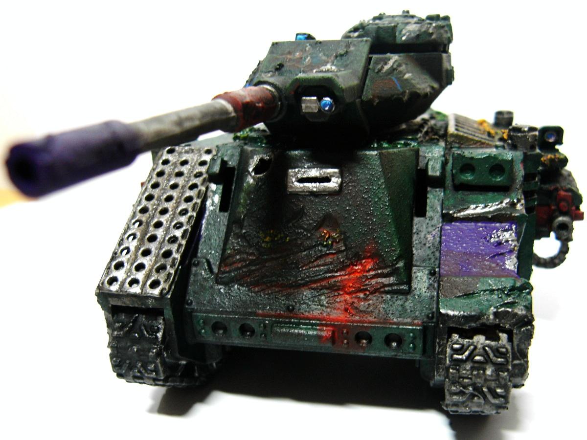 Autocannon, Chaos Space Marines, Heavy Bolter, Nurgle, Predator, Rough Coat, Warhammer 40,000