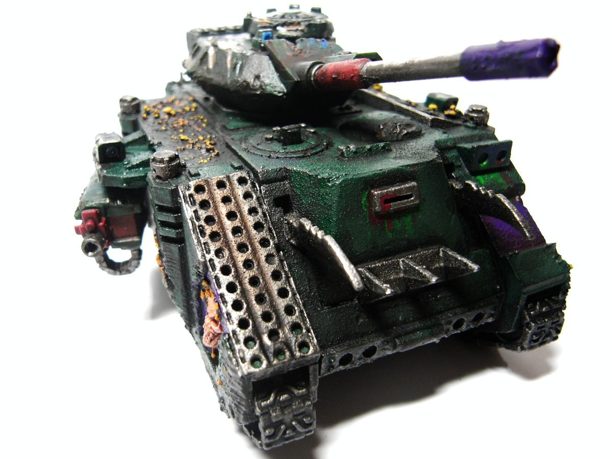 Autocannon, Chaos Space Marines, Heavy Bolter, Nurgle, Predator, Rough Coat, Warhammer 40,000