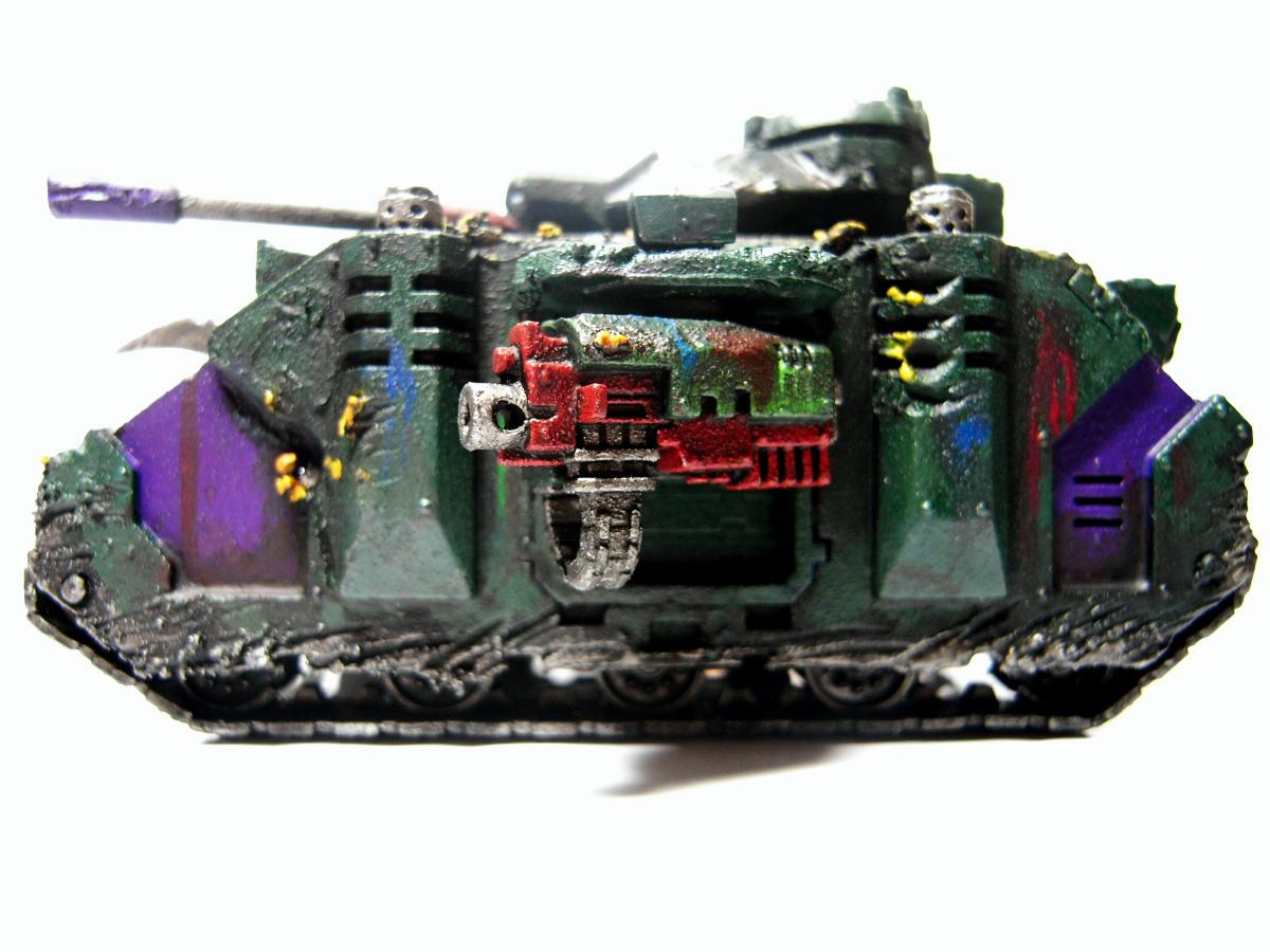 Autocannon, Chaos Space Marines, Heavy Bolter, Nurgle, Predator, Rough Coat, Warhammer 40,000