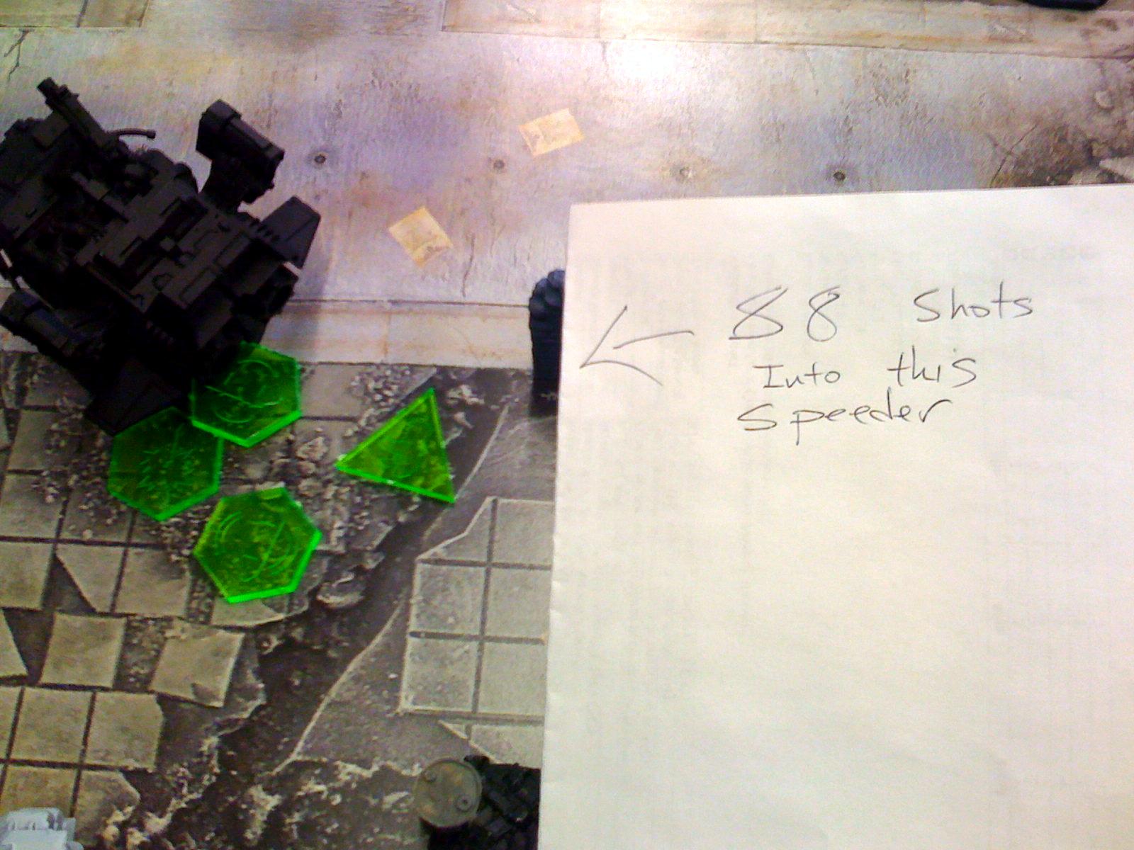 Battle Report, Humor, Land Speeder