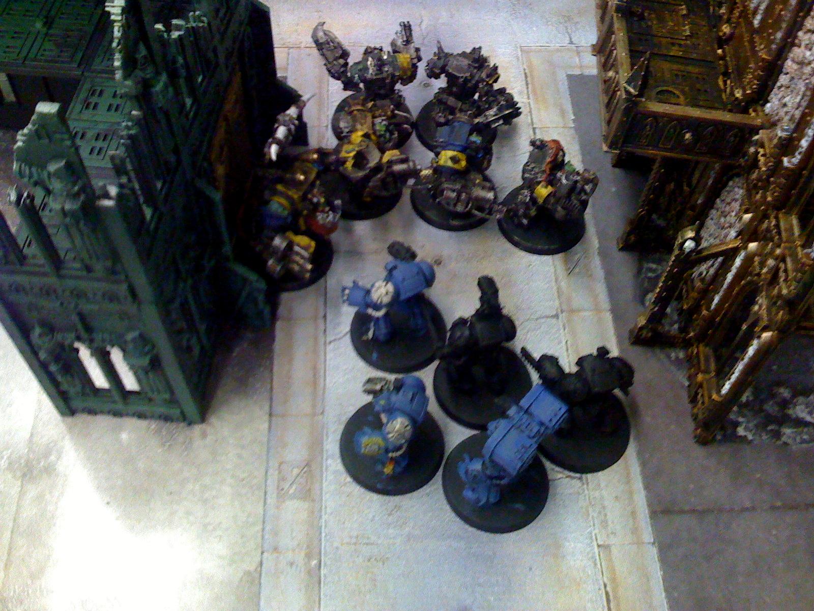 Battle Report, Orks, Space Marines, Terminator Armor