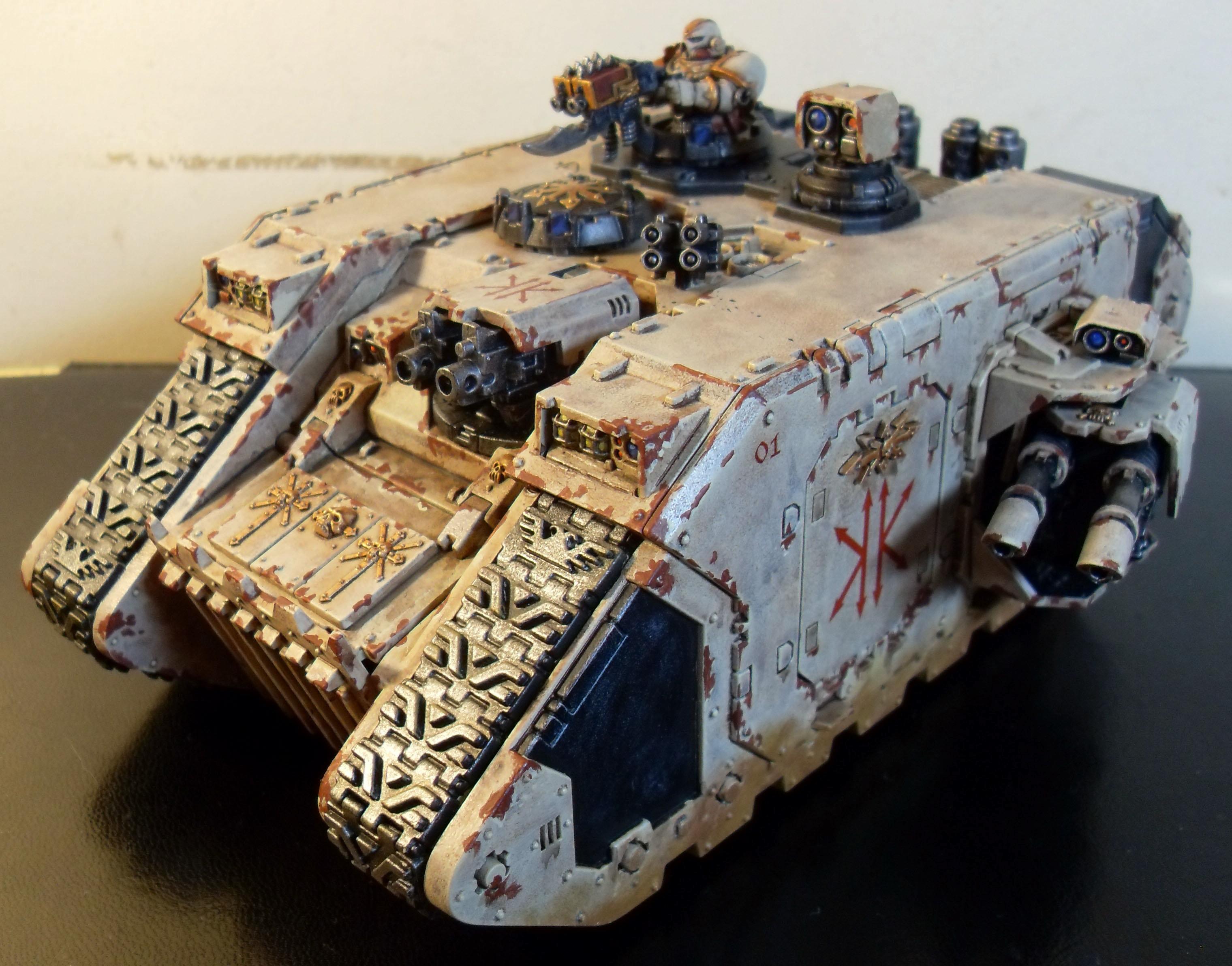 Chaos, Chaos Space Marines, Land Raider, Warhammer 40,000, Weathered