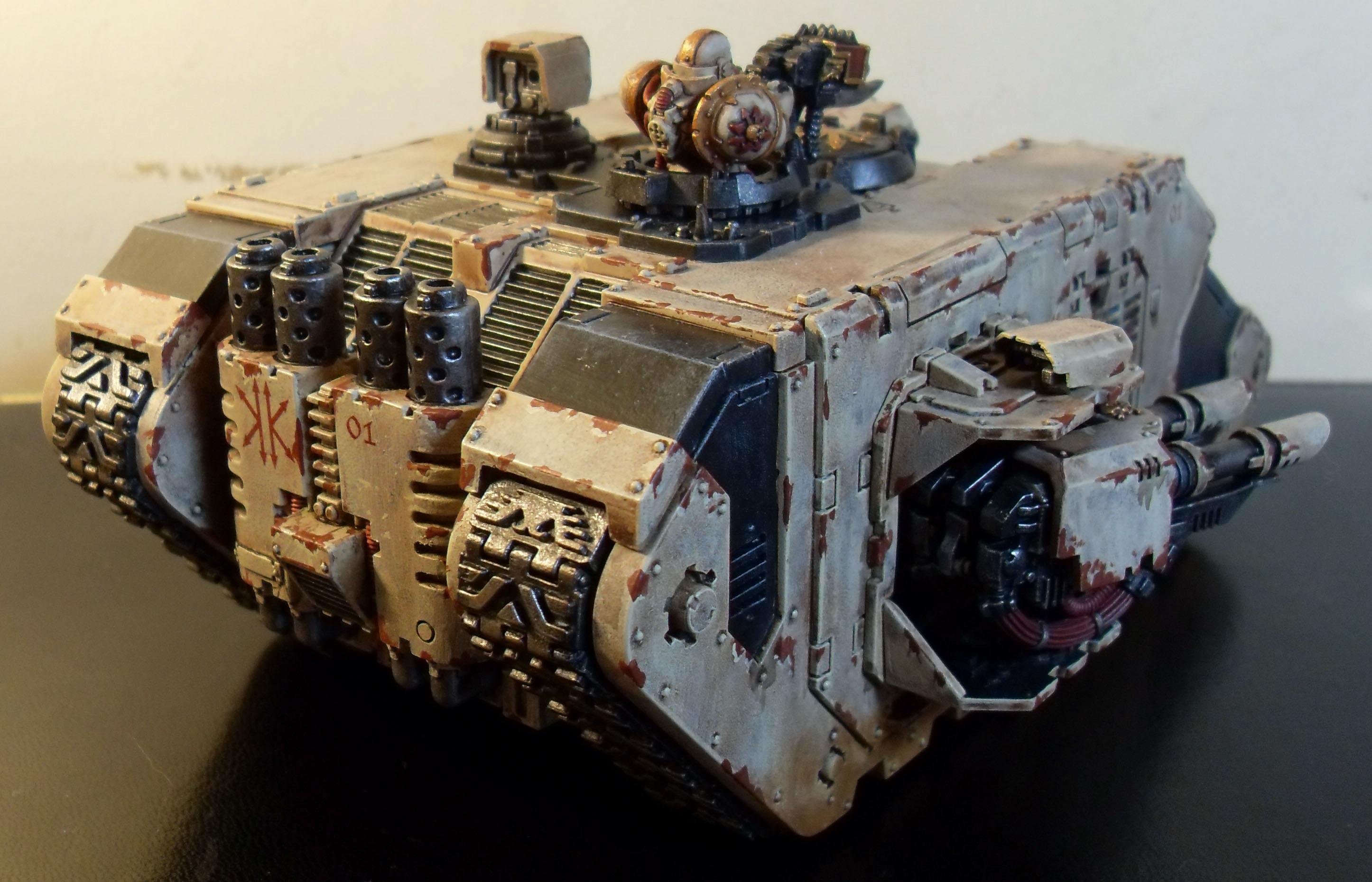 Chaos, Chaos Space Marines, Land Raider, Warhammer 40,000, Weathered