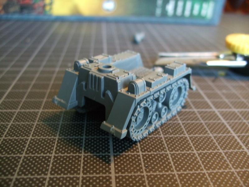 The rear end is assembled but is yet  to be finished