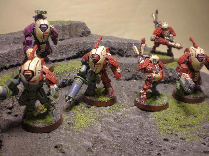 Display, Stealthsuit, Tau, Warhammer 40,000