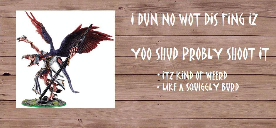Daemons, Humor, Orks, Poster