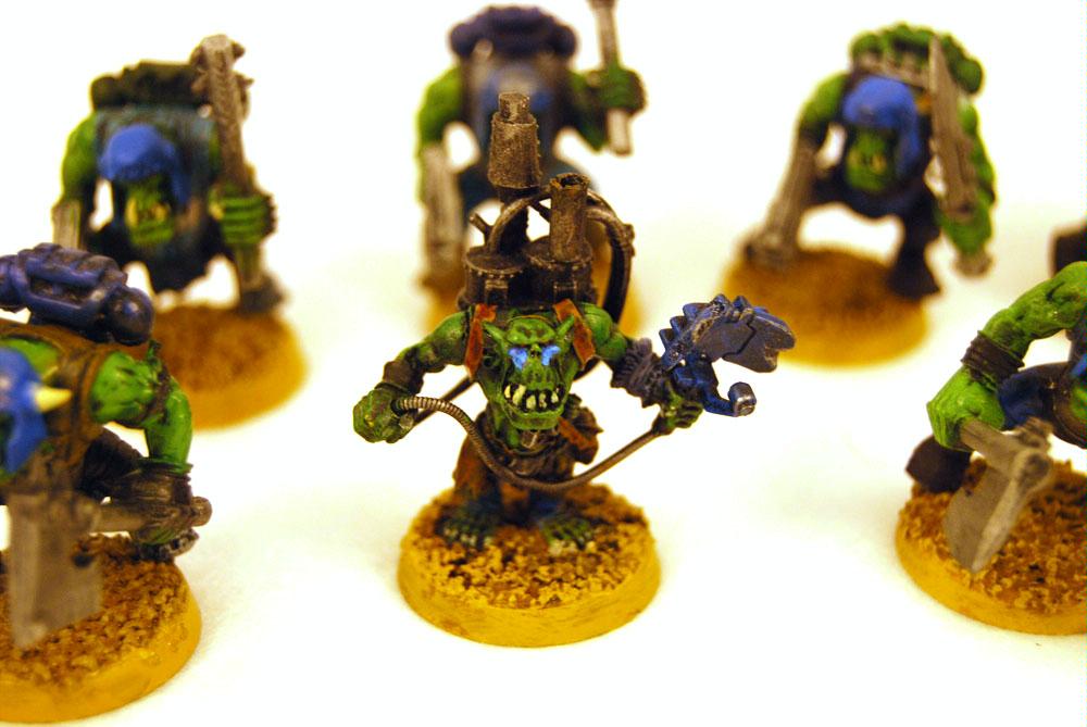 Burna Boyz, Deathskulls, Kustom Force Field, Lootaz, Looted, Mekboy, Orks, Waaagh, Warhammer 40,000