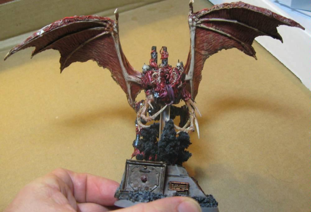Bloodthirster, Conversion, Daemon Prince, Daemons, Sentinel, Work In Progress