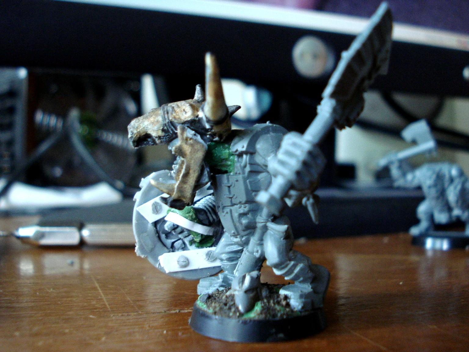Conversion, Nob, Orks, Warhammer 40,000, Work In Progress