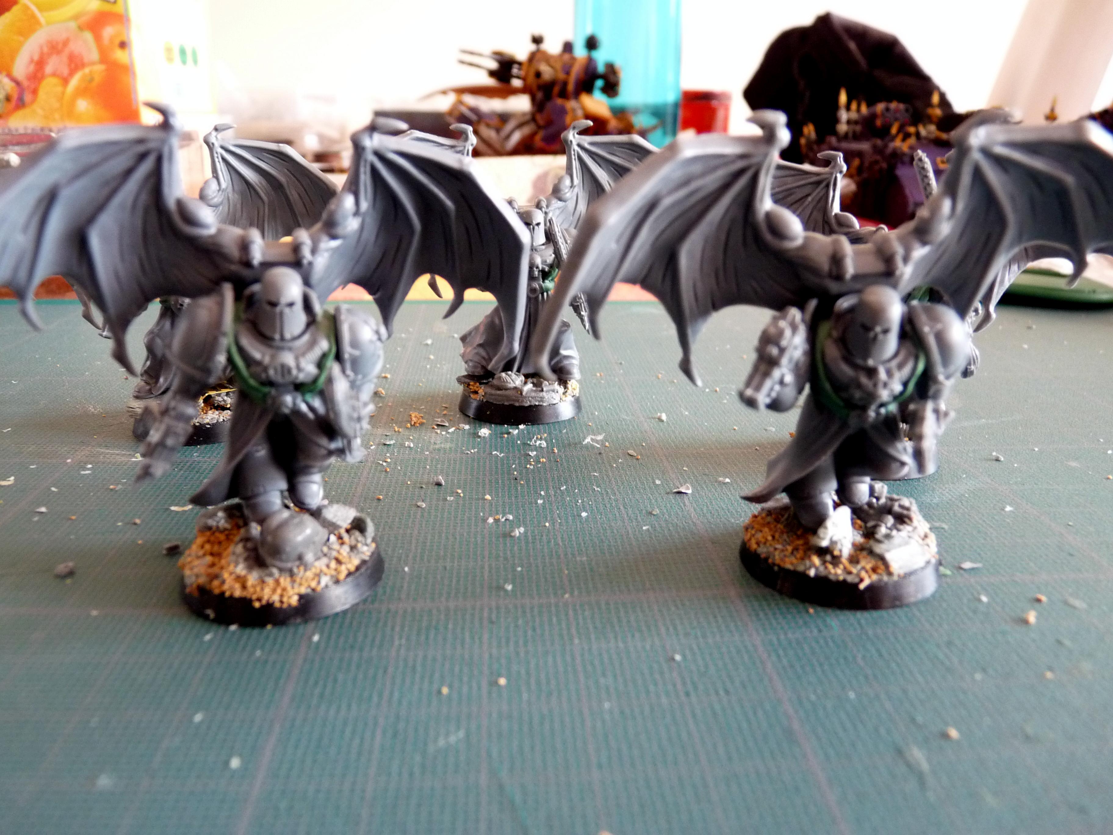 Chaos Space Marines, Conversion, Raptors, Warhammer 40,000, Work In Progress