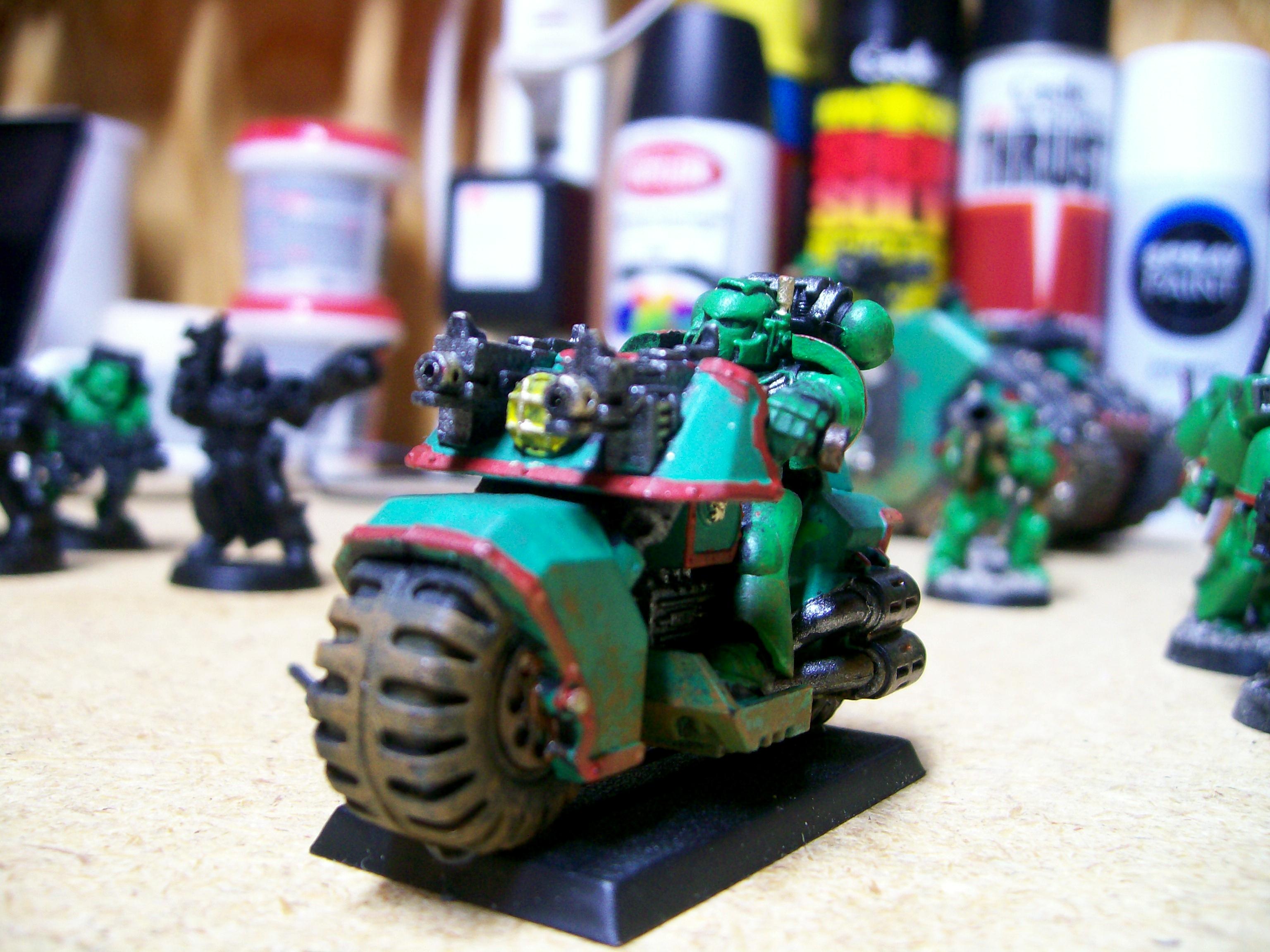 Bike, Space Marines, biker wip